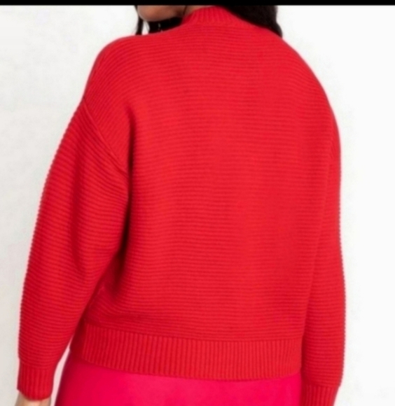 🍁🍂Nwot Eloquii red sweater 22/24 - Picture 3 of 6